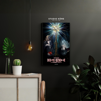 Cuadro Death Note Duelo de Genios Decorativo Premium