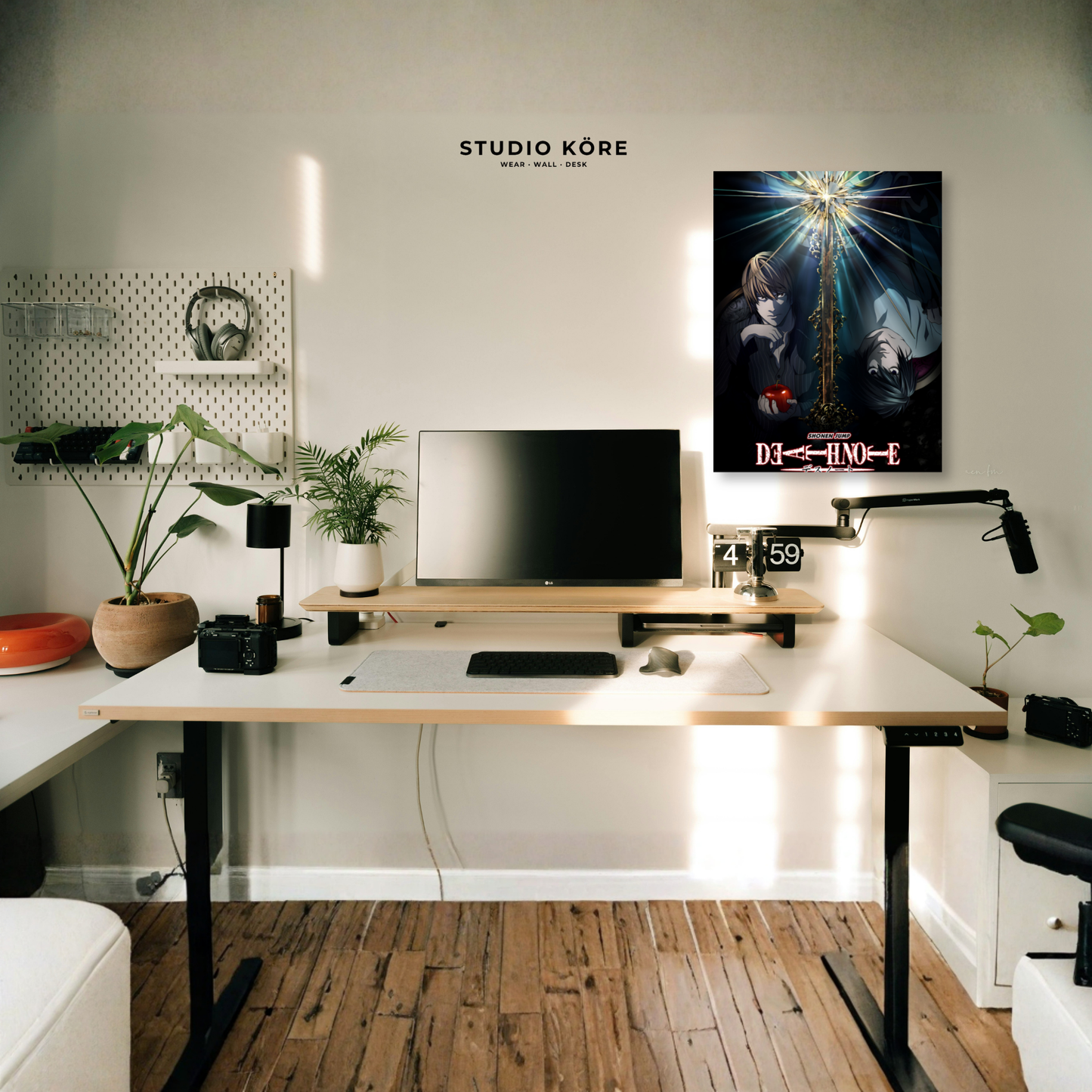 Cuadro Death Note Duelo de Genios Decorativo Premium