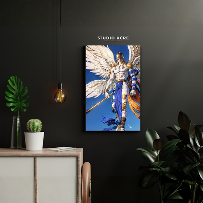 Cuadro Digimon Angemon Guerrero Celestial Decorativo Premium