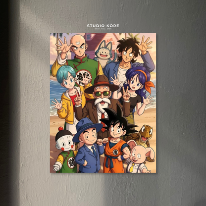 Cuadro Dragon Ball Aventuras Clásicas Decorativo Premium
