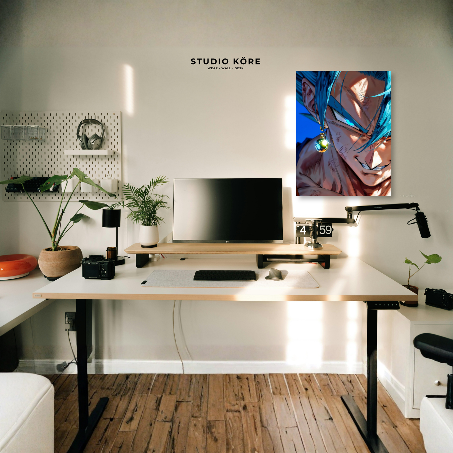 Cuadro Dragon Ball Super Vegito Blue Decorativo Premium