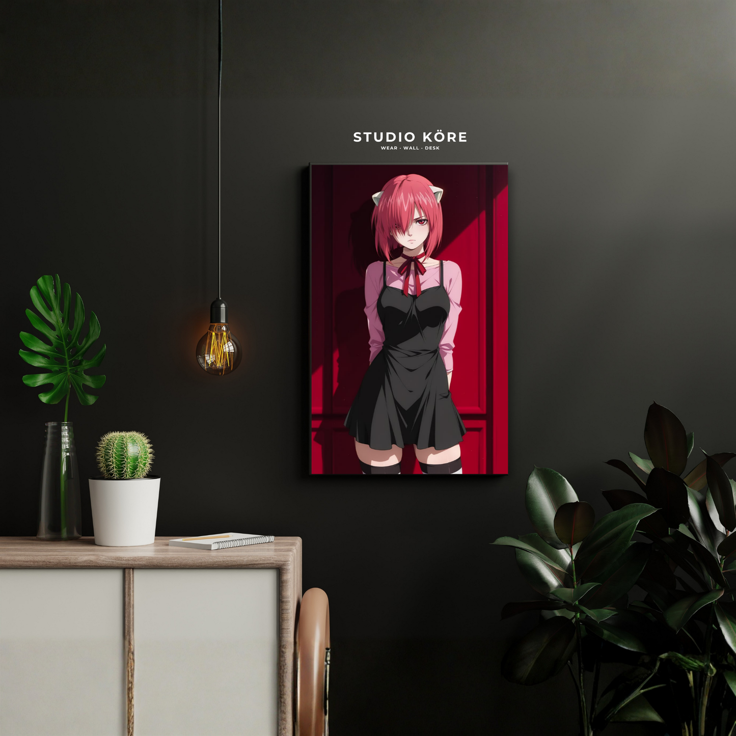 Cuadro Elfen Lied Lucy Crimson Decorativo Premium