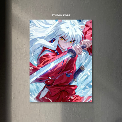 Cuadro Inuyasha Espada Tessaiga Decorativo Premium