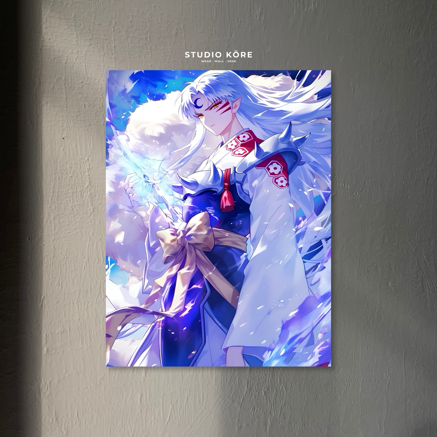 Cuadro Inuyasha Sesshomaru Decorativo Premium