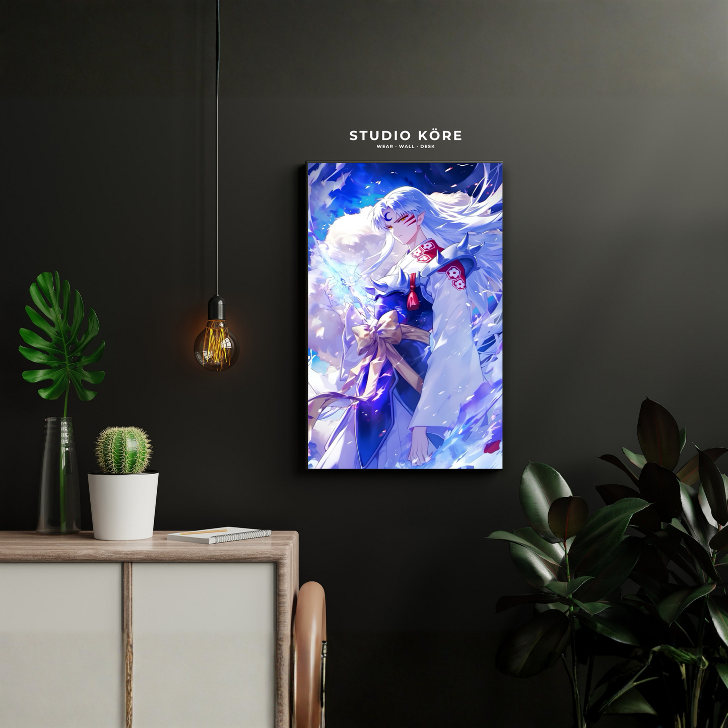 Cuadro Inuyasha Sesshomaru Decorativo Premium