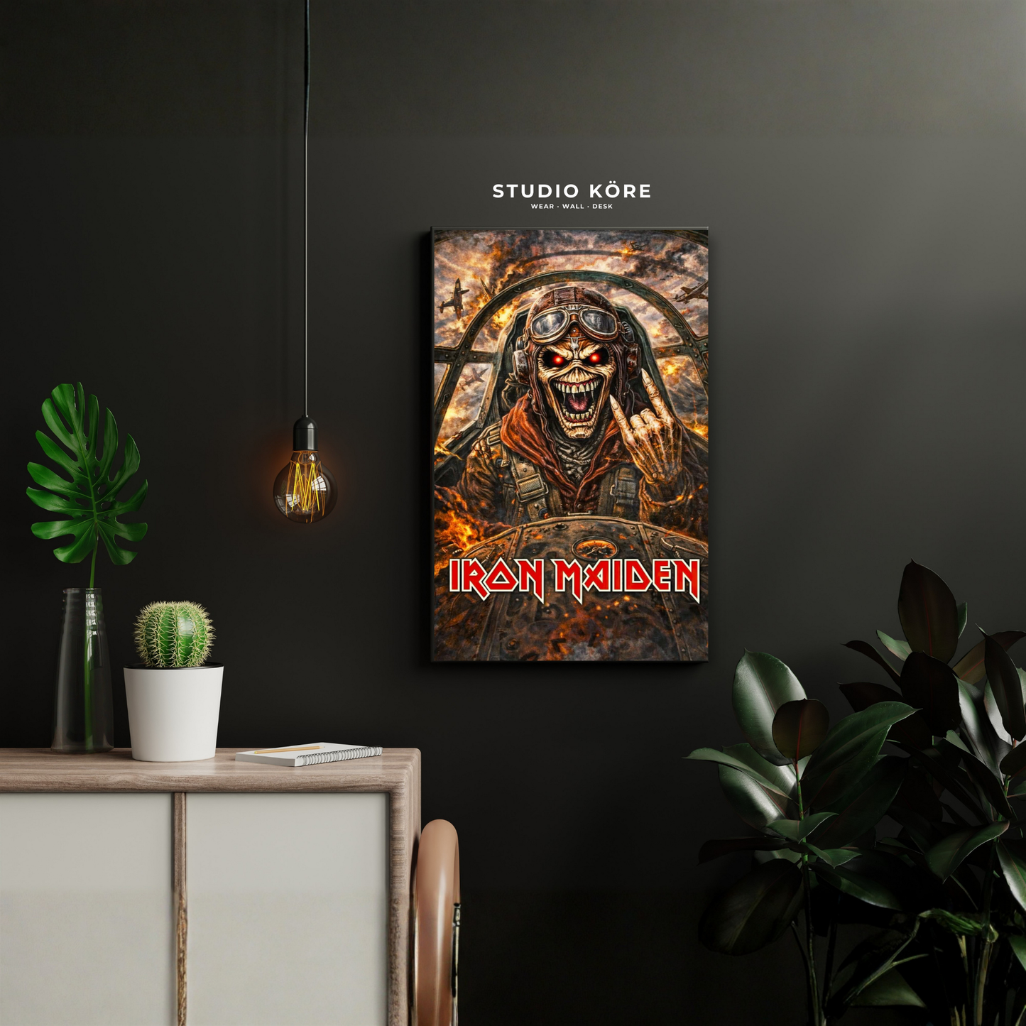 Cuadro Iron Maiden Aces High Decorativo Premium