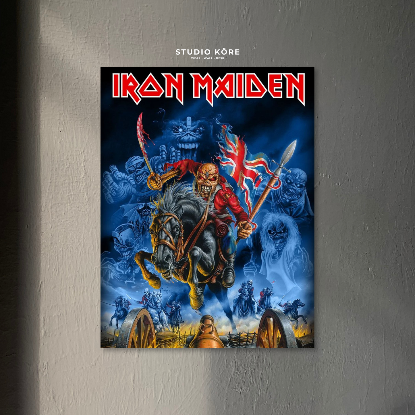 Cuadro Iron Maiden Batalla del Legado Decorativo Premium