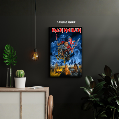 Cuadro Iron Maiden Batalla del Legado Decorativo Premium