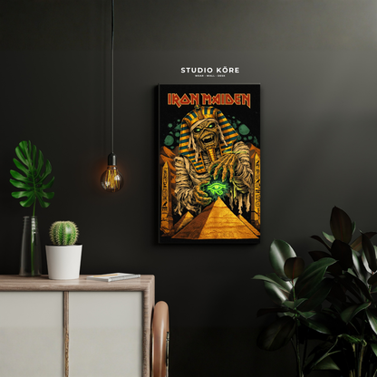 Cuadro Iron Maiden Faraón Powerslave Decorativo Premium