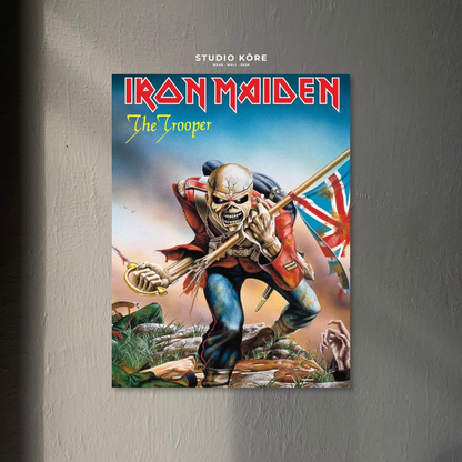 Cuadro Iron Maiden The Trooper Decorativo Premium