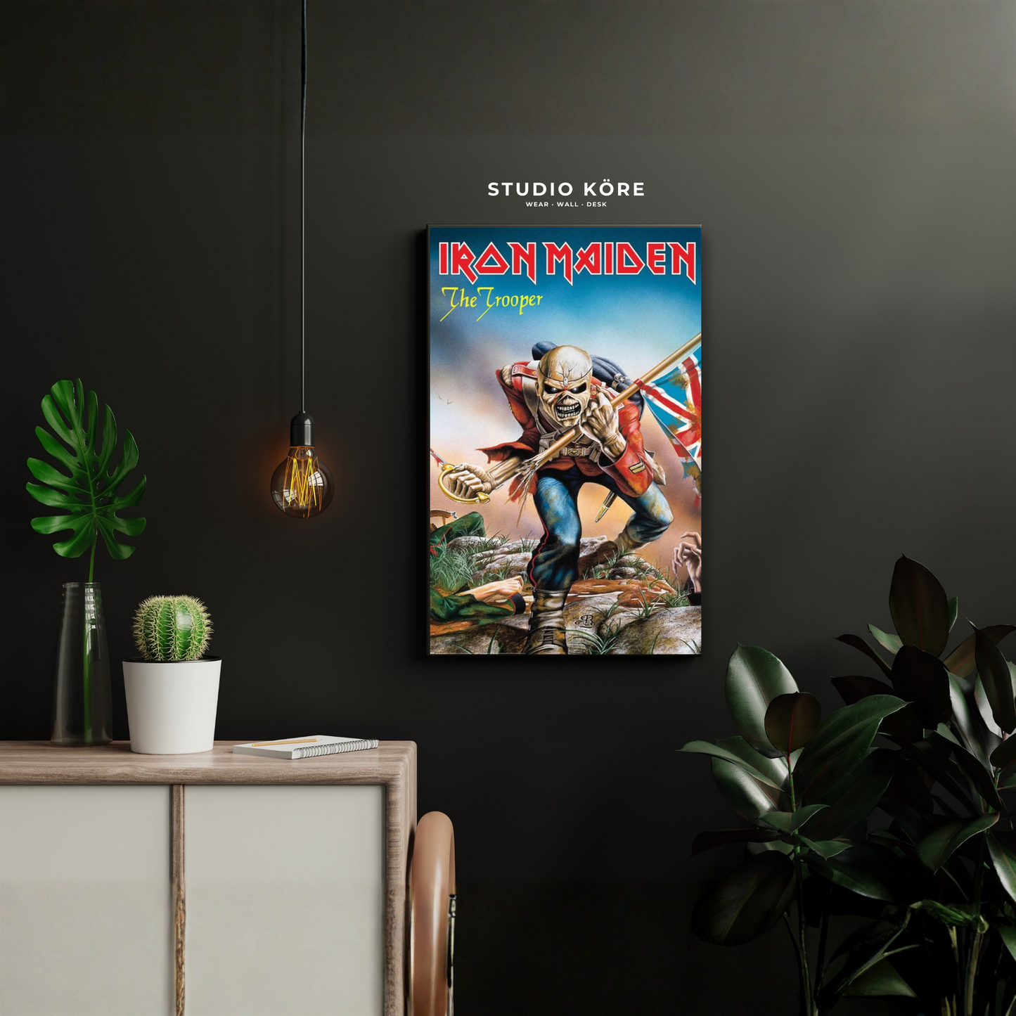 Cuadro Iron Maiden The Trooper Decorativo Premium