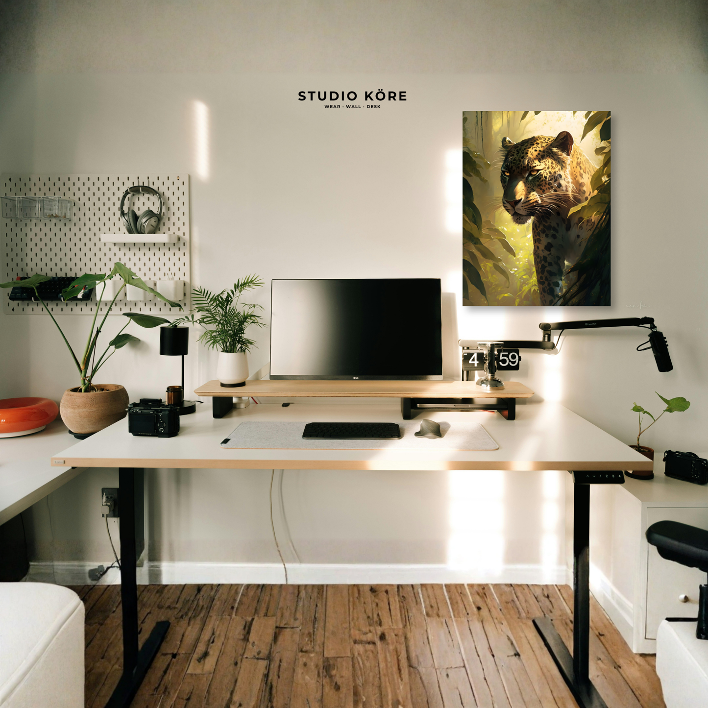 Cuadro Jaguar en Selva Decorativo Premium
