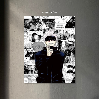 Cuadro Jujutsu Kaisen Gojo Decorativo Premium