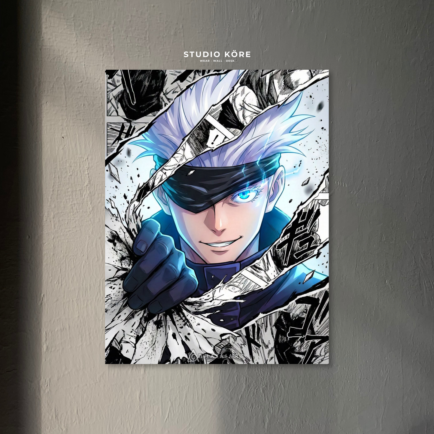 Cuadro Jujutsu Kaisen Gojo Ojo del Infinito Decorativo Premium