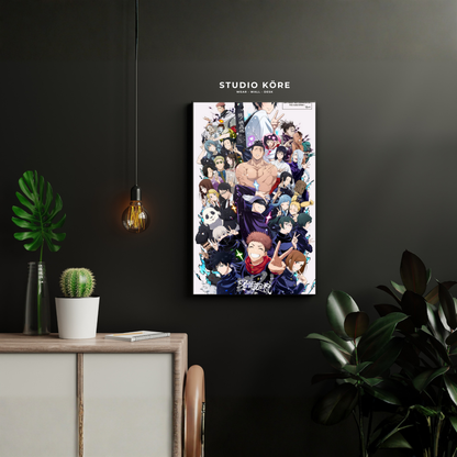 Cuadro Jujutsu Kaisen Hechiceros de Tokio Decorativo Premium
