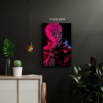 Cuadro Jujutsu Kaisen Sukuna Sombra Maldita Decorativo Premium