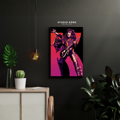 Cuadro KISS Demon Bass Decorativo Premium