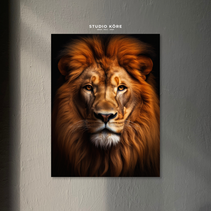 Cuadro León Majestuoso Decorativo Premium