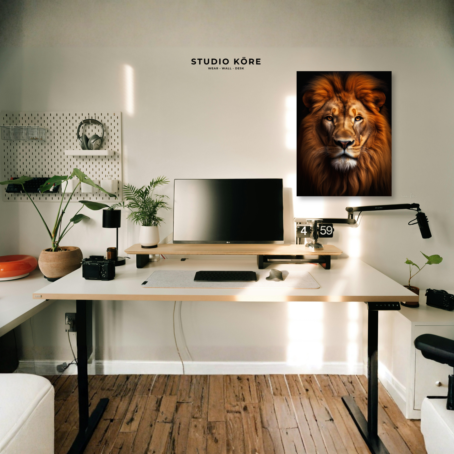 Cuadro León Majestuoso Decorativo Premium