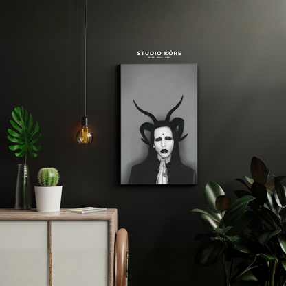 Cuadro Marilyn Manson Dark Prayer Decorativo Premium