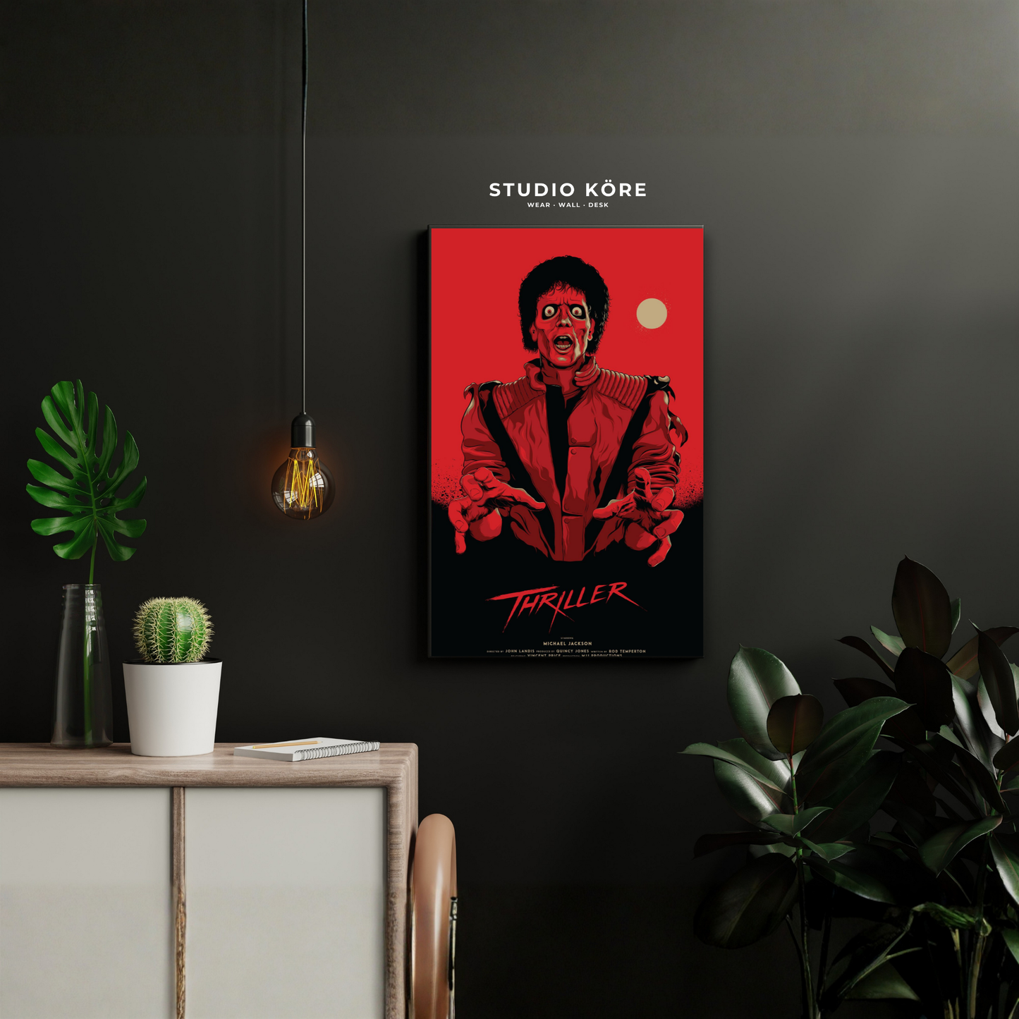 Cuadro Michael Jackson Thriller Night Decorativo Premium