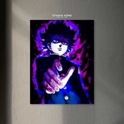 Cuadro Mob Psycho 100 Poder Psíquico Decorativo Premium