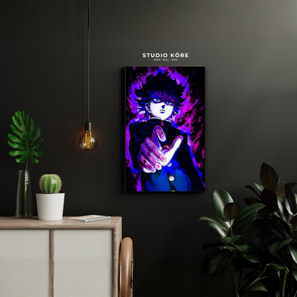 Cuadro Mob Psycho 100 Poder Psíquico Decorativo Premium
