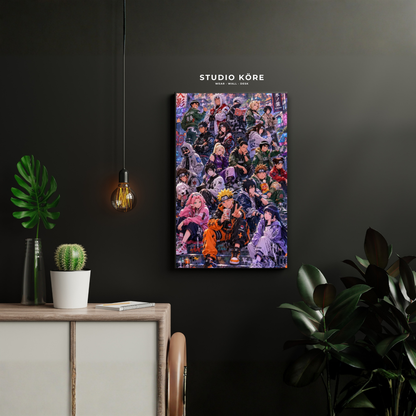 Cuadro Naruto Generación Shinobi Streetwear Decorativo Premium