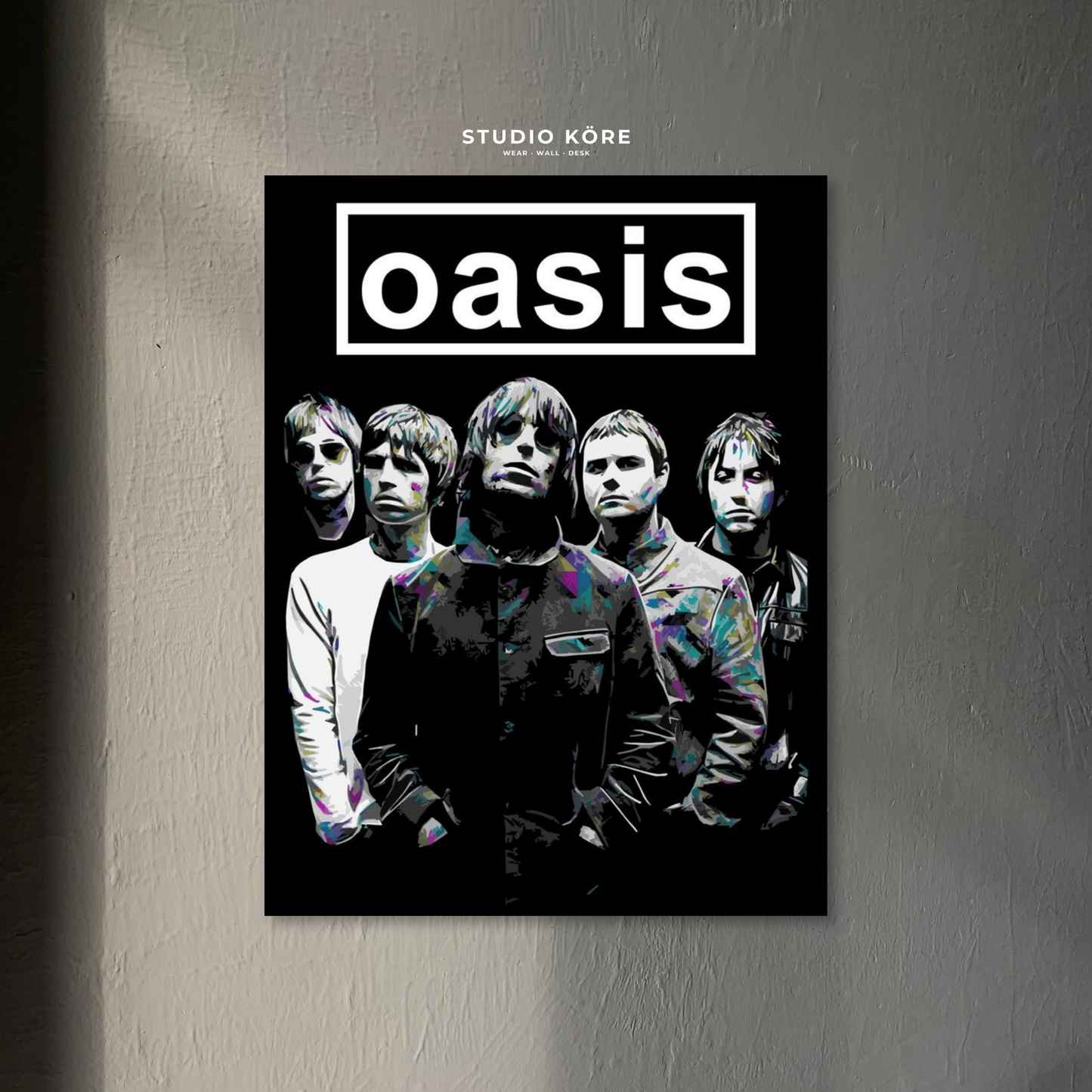 Cuadro Oasis Britpop Legends Decorativo Premium