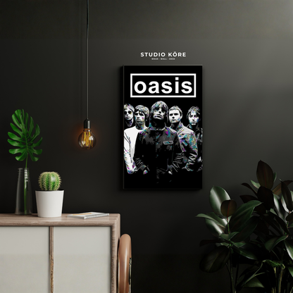 Cuadro Oasis Britpop Legends Decorativo Premium