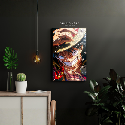 Cuadro One Piece Luffy Espíritu Pirata Decorativo Premium