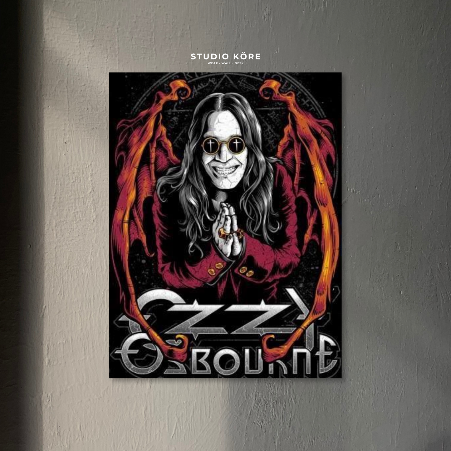 Cuadro Ozzy Osbourne Dark Legacy Decorativo Premium