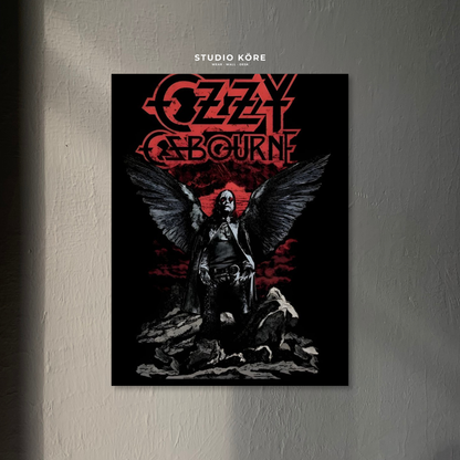 Cuadro Ozzy Osbourne Fallen Angel Decorativo Premium
