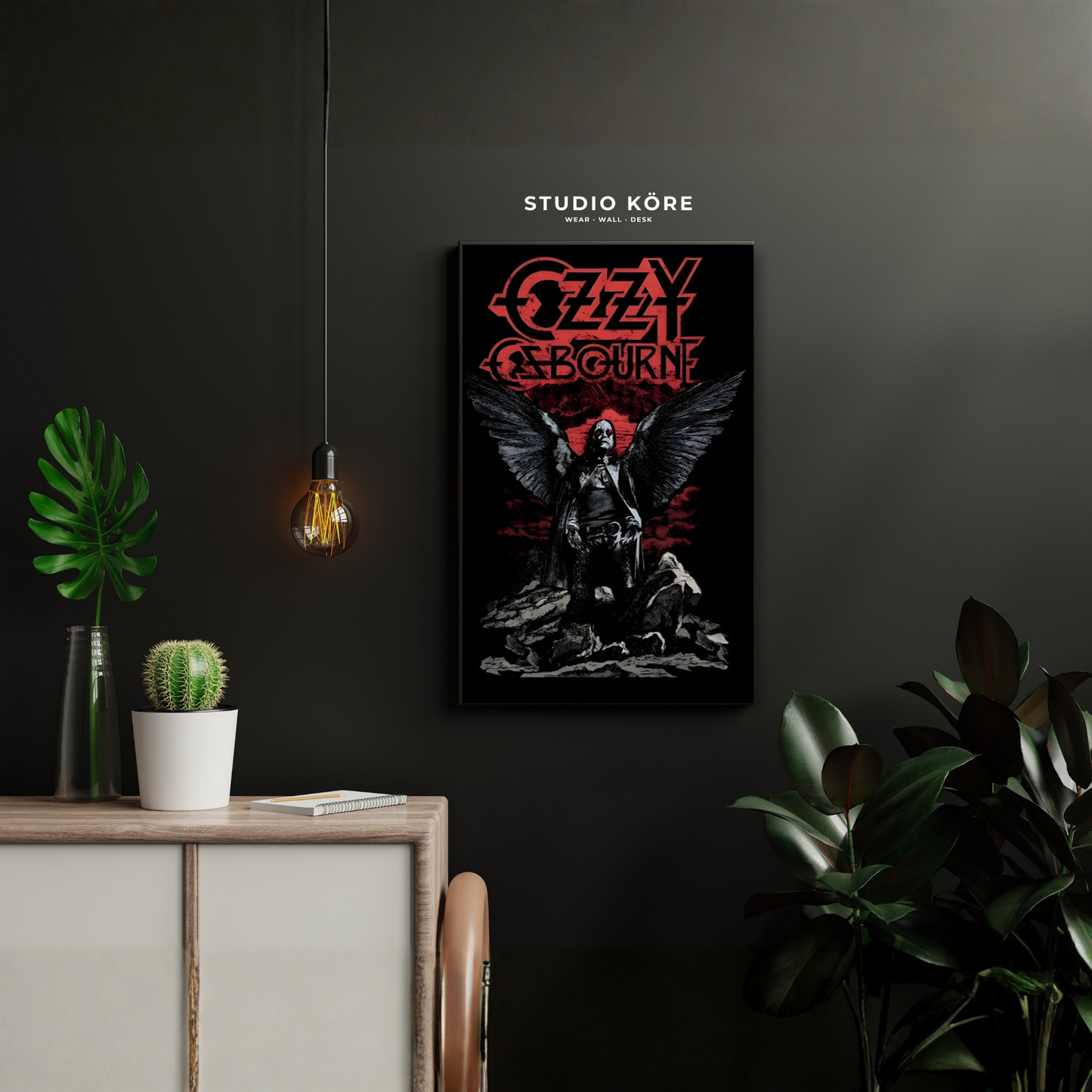 Cuadro Ozzy Osbourne Fallen Angel Decorativo Premium