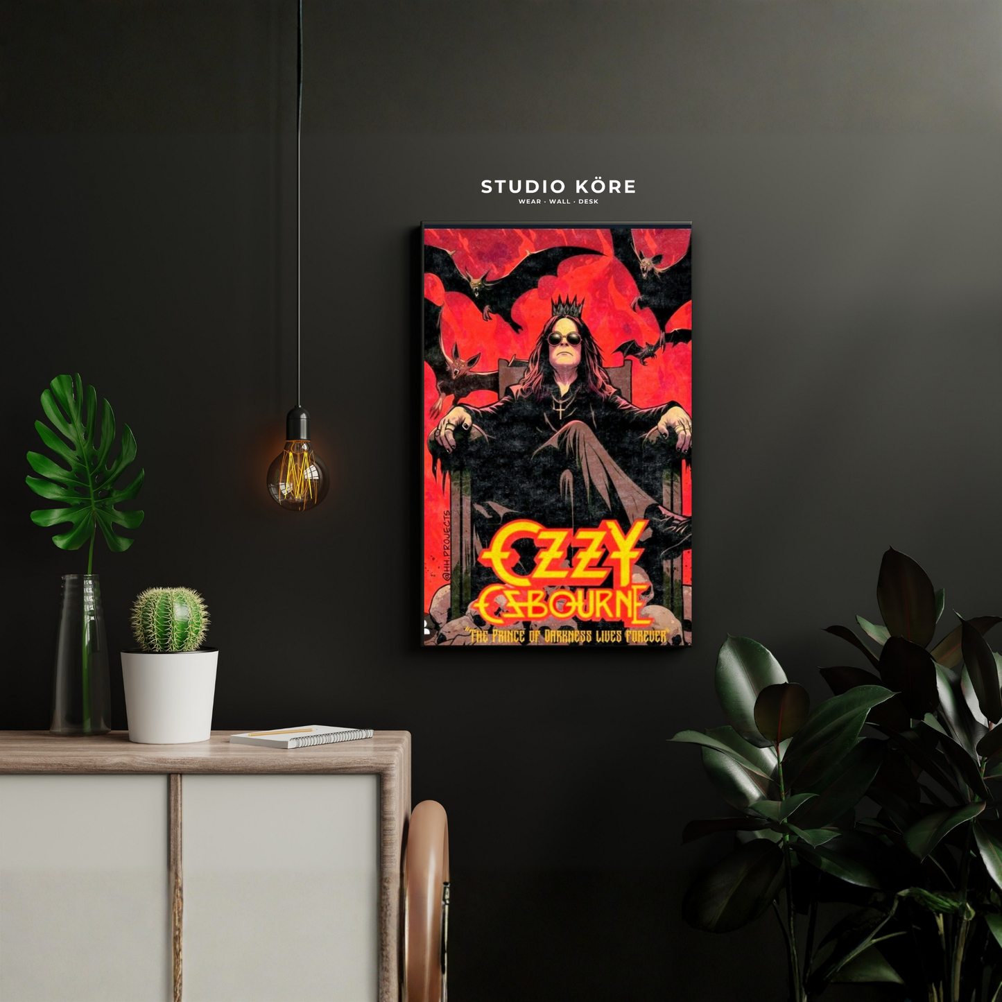 Cuadro Ozzy Osbourne Prince of Darkness Decorativo Premium