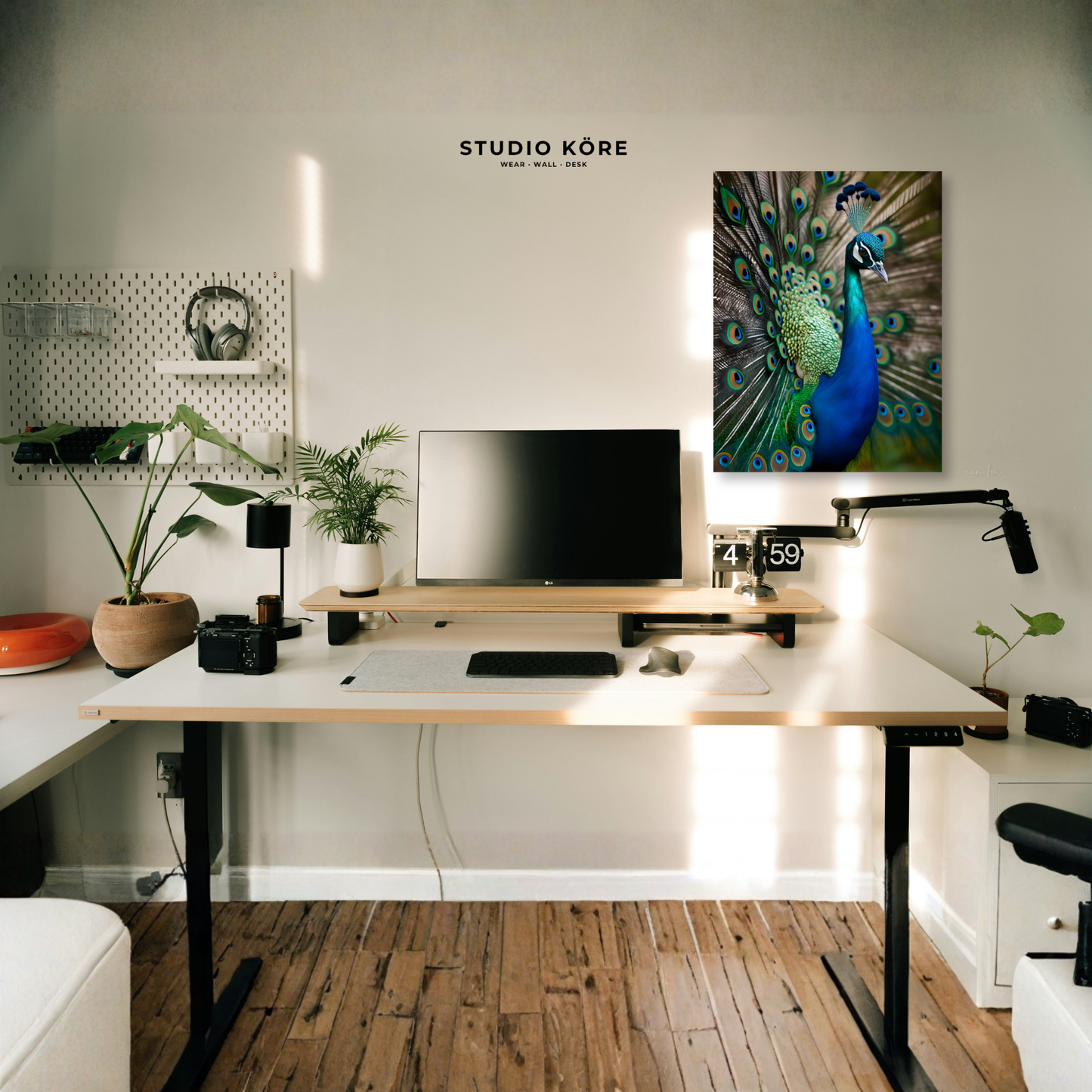 Cuadro Pavo Real Decorativo Premium