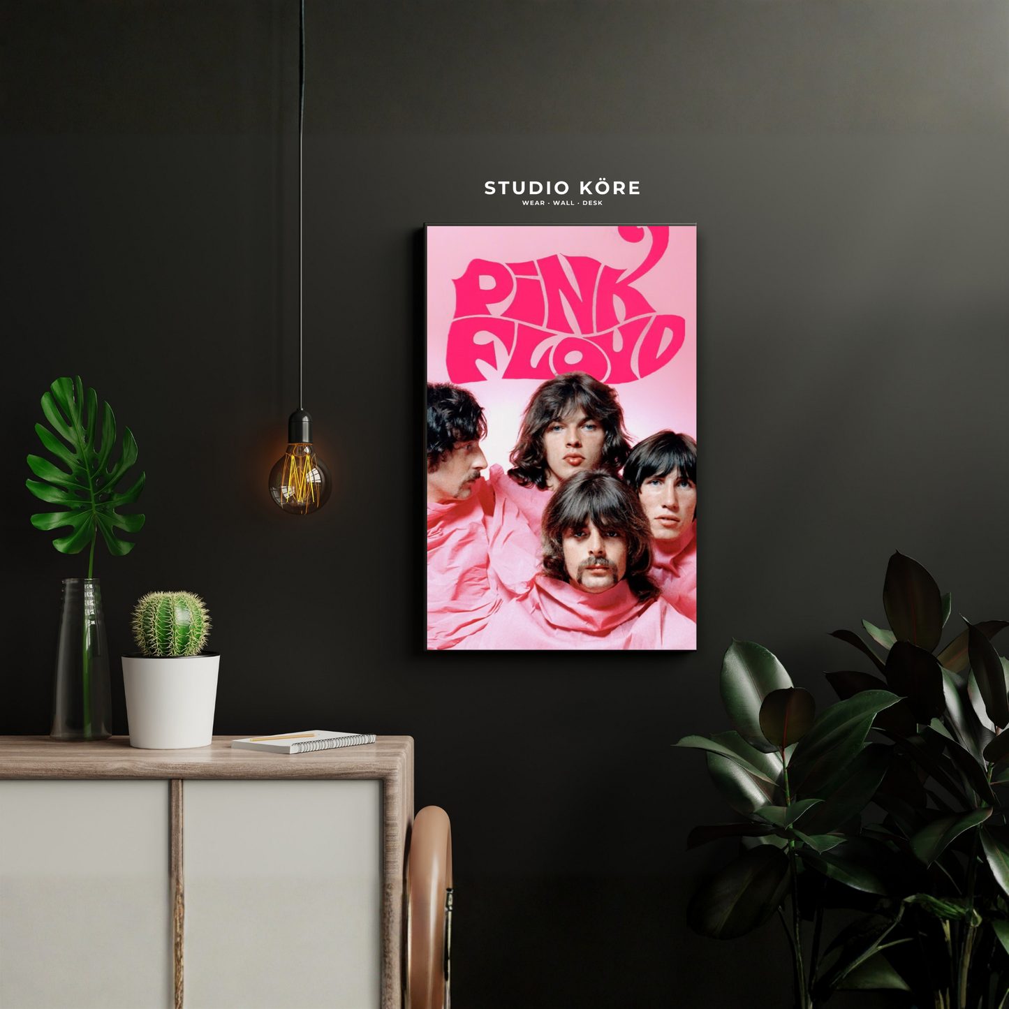 Cuadro Pink Floyd Pink Portrait Decorativo Premium