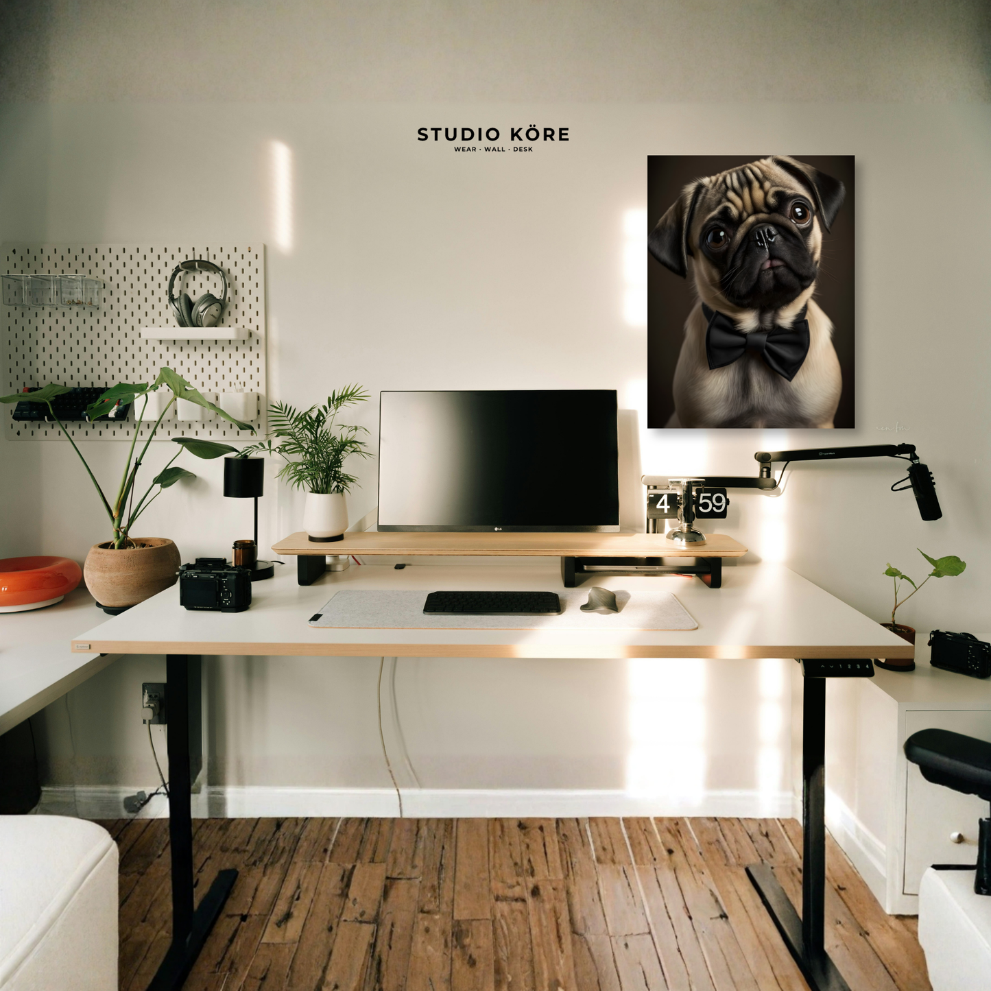 Cuadro Pug Decorativo Premium