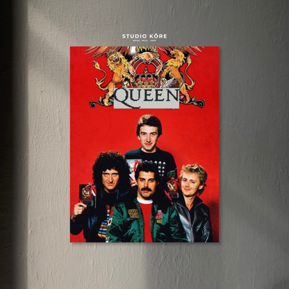 Cuadro Queen Royal Band Decorativo Premium