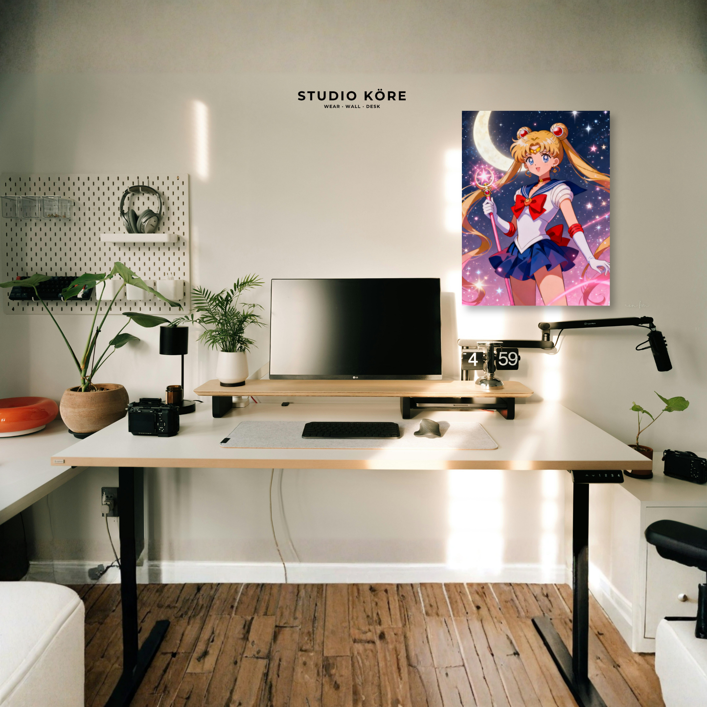 Cuadro Sailor Moon Guardiana Lunar Decorativo Premium