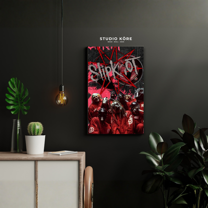 Cuadro Slipknot Red Chaos Decorativo Premium