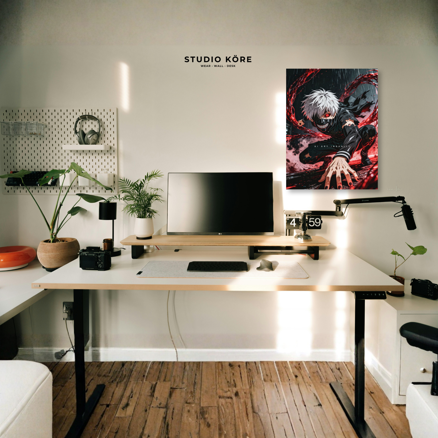 Cuadro Tokyo Ghoul Kaneki Kagune Decorativo Premium