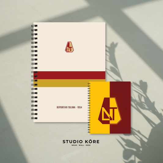 Combo Deportivo Tolima: Agenda + Mini Agenda de Bolsillo