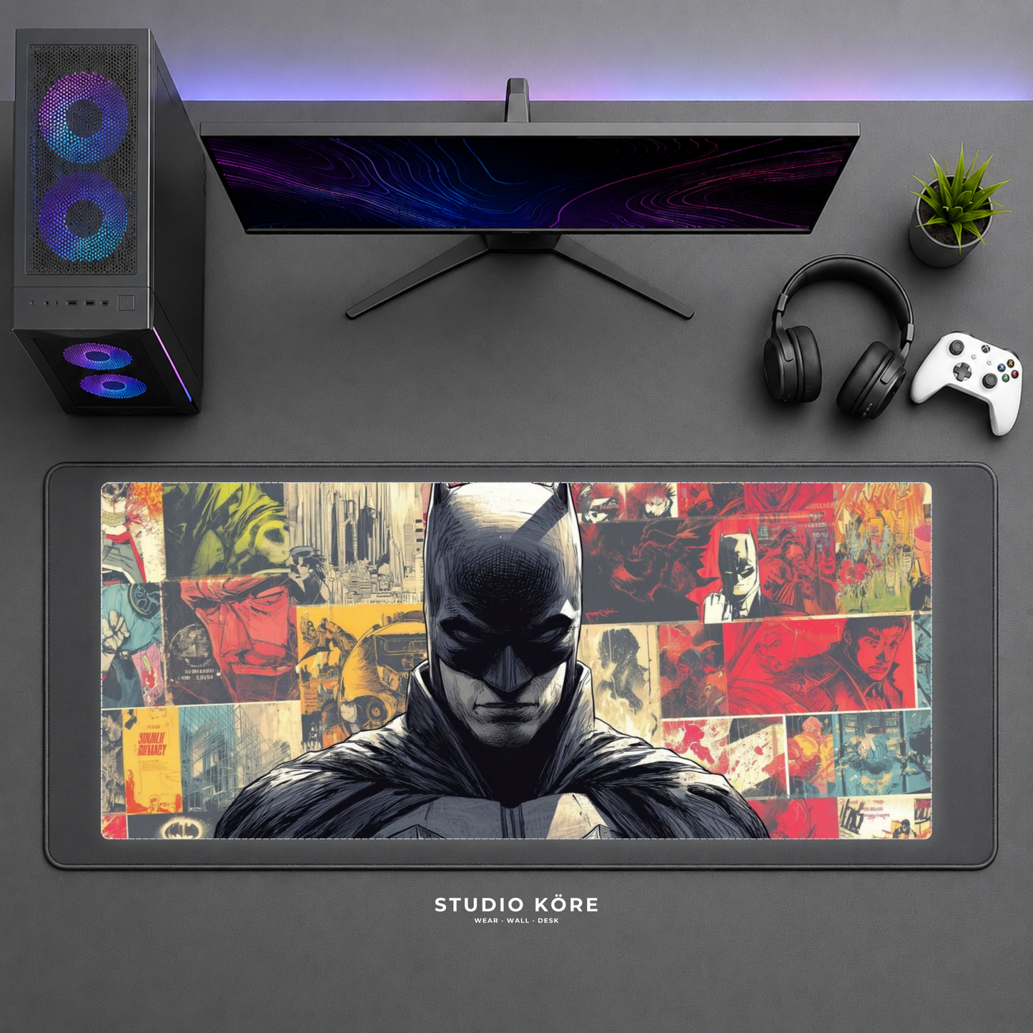 Gamer Pad Mouse XL 60×30 cm – Batman Vol2