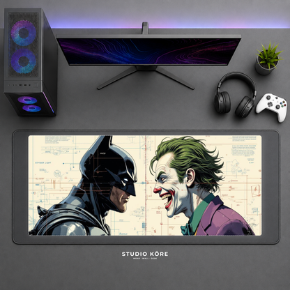 Gamer Pad Mouse XL 60×30 cm – Batman vs Joker