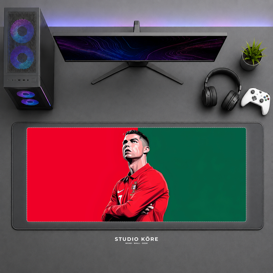 Gamer Pad Mouse XL 60×30 cm – Cristiano Ronaldo Vol2