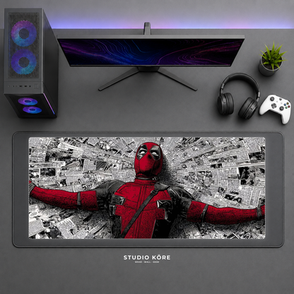 Gamer Pad Mouse XL 60×30 cm – Deadpool