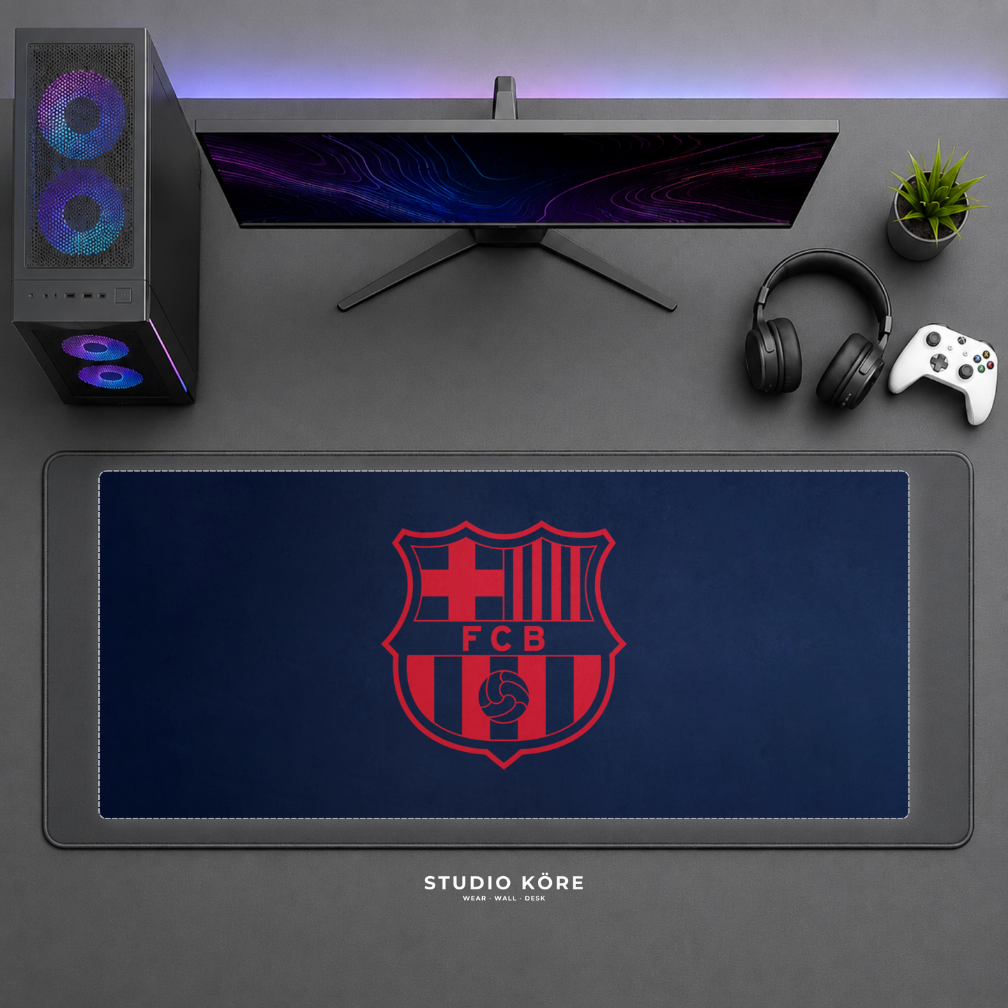 Gamer Pad Mouse XL 60×30 cm – Barcelona Vol1