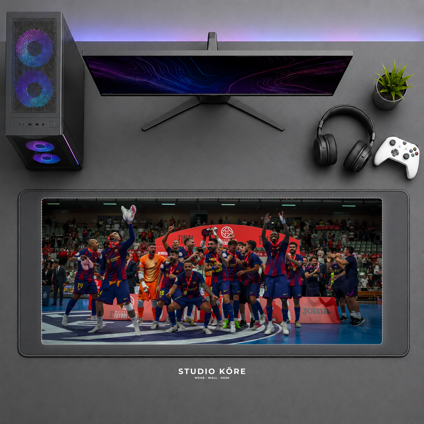 Gamer Pad Mouse XL 60×30 cm – Barcelona Vol2