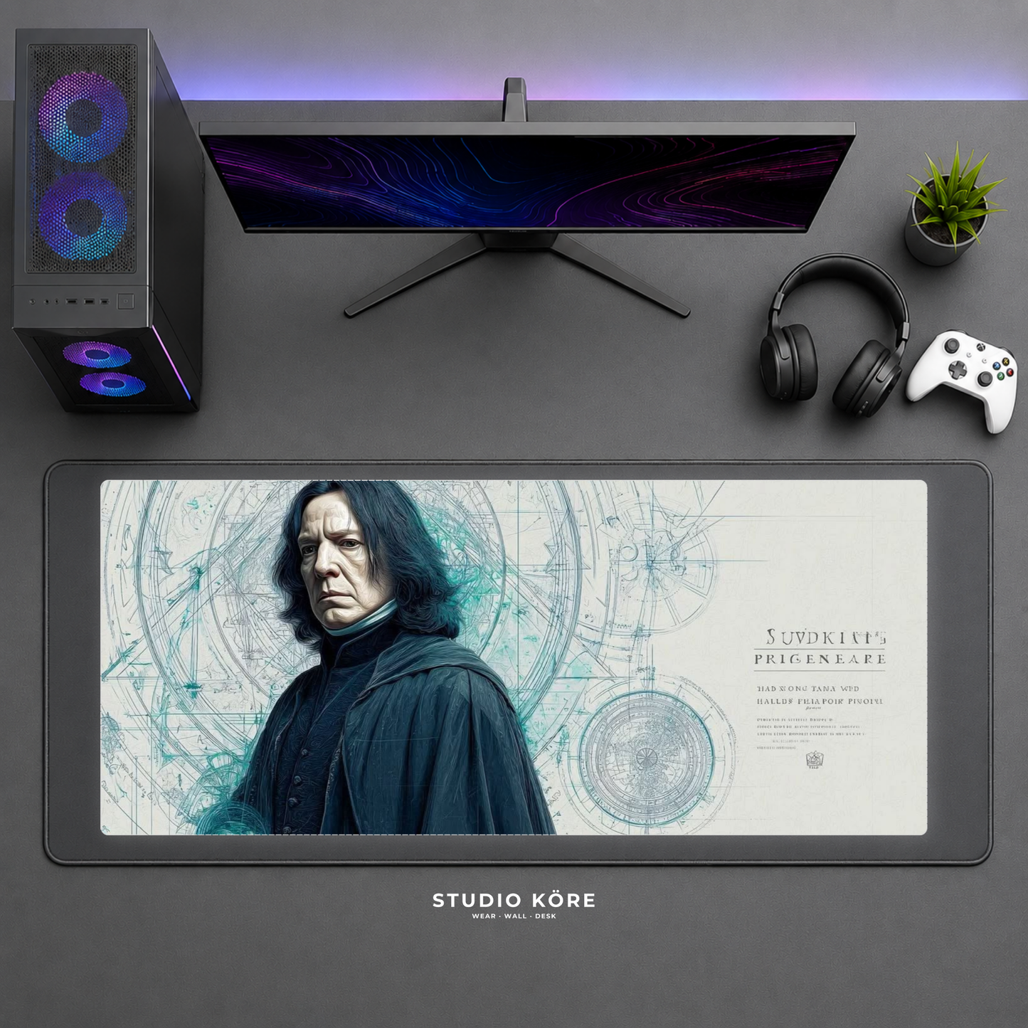 Gamer Pad Mouse XL 60×30 cm – Harry Potter Vol1